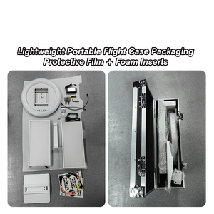 Portable Led Ring Light Roaming Photobooth Photo Booth Selfie <b>Stand</b> Machine Kiosk With Lcd <b>Screen</b> Flight Case Photo Booth I - Product Image 6