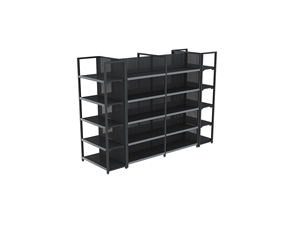 Étagère de présentation en acier robuste pour la vente au détail, rayonnage métallique pour supermarché, présentoir pour épicerie - Product Image 2