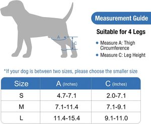 Dog Knee <b>Brace</b> Lightweight Support for Dog Hind Leg Dog ACL <b>Brace</b> for Torn ACL <b>Back</b> Leg No Slip Dog Leg <b>Brace</b> Pet Orthopedic Dog - Product Image 6