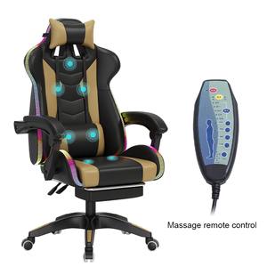 Chaise de jeu <span class=keywords><strong>imperator</strong></span> works bleue d'occasion, avec fonction de massage et d'éclairage LED - Product Image 5