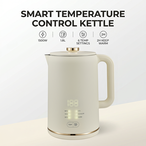 1500W Intelligent Stainless Steel 1.8L Portable <b>Kettle</b> With <b>Temperature</b> <b>Control</b> for Outdoor Hotel & Household Use Digital Temper - Product Image 4