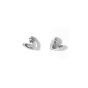 Romantic <b>Heart</b>-Shaped Stud <b>Earrings</b> Gift Made of Durable Alloy - Product Image 1