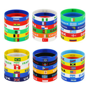 Pulseras <span class=keywords><strong>de</strong></span> Silicona Personalizadas Económicas en 14 Colores Surtidos <span class=keywords><strong>de</strong></span> 3/4 <span class=keywords><strong>de</strong></span> Pulgada con Números <span class=keywords><strong>de</strong></span> <span class=keywords><strong>Serie</strong></span> para Eventos y Fiestas - Product Image 1