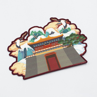 Hiasan Bordir Renda Fashion, Patch Bordir Custom, Aplikasi Setrika Untuk Pakaian, Topi, Tas, Ornamen