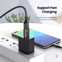 Paquete de 2 Adaptadores OTG USB Tipo-C a USB 3.0, Convertidor USB C OTG para Xiaomi y Samsung, Conector para Transferencia de Datos y Carga Rápida