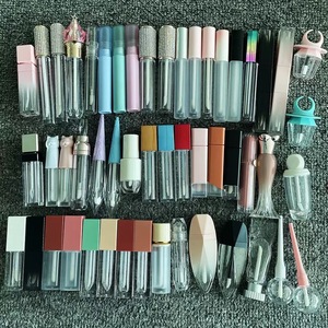 MLM Custom Logo Empty Lip Gloss Tube <b>10ml</b> Frosted Glass Lip Oil <b>Bottle</b> Private Label Cosmetic Packaging OEM ODM Supplier - Product Image 6