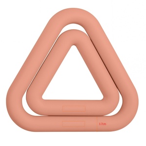 2026 Non-Slip Triangular Dumbbells <strong>Weight</strong> <strong>Plate</strong> Lightweight Durable Gym Strength New Silicone Iron Ring Dumbbells Home Fitness - Product Image 5