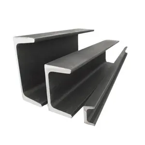 Carbono laminado en caliente U Beam C Canal Acero Hierro negro Tamaño Precio