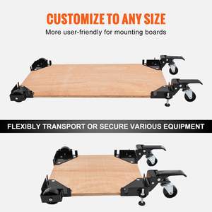 แท่นวางสำหรับเครื่องมือและเครื่องจักรอุปกรณ์จัดการวัสดุฐานมือถือน้ำหนัก400ปอนด์สำหรับงานหนัก - Product Image 4