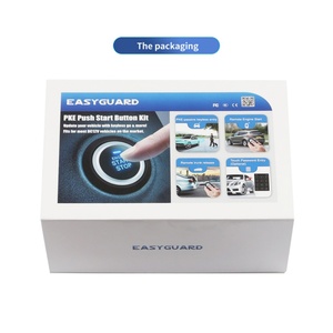 EASYGUARD Microwave Detecting Remote Engine Start Push Start Button Start Stop Pke Keyless Entry System Shock <b>Sensor</b> Dc12v - Product Image 5