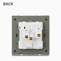 Chine grossiste électrique 1 Gang White Light Lamp Prises murales et interrupteurs avec USB