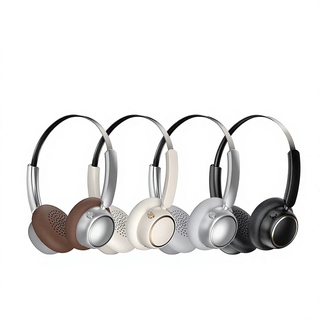 2026 Retro Wireless Headphones High Fidelity Private Mold Noise Cancelling Sports Headset Wholesale