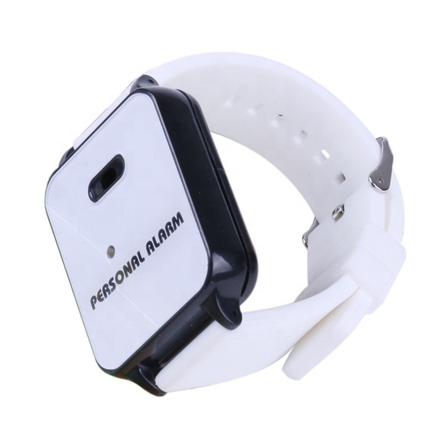 125dB Wristband Personal Loud Siren Alarm Bracelet Remote Elder Emergency Security Panic Premium Wrist Band Alarm Bracelet Siren