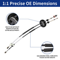 Câble de levier de vitesses 2444CF 2444T5 pour Peugeot 307 308 Citroën C-Triomphe, câble de sélecteur de vitesse 1.6 HDi 2.0 HDi