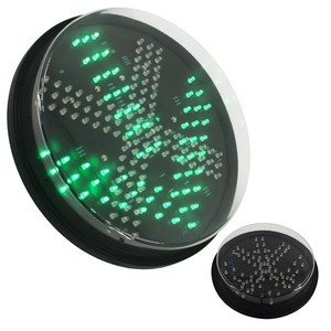 Feux de signalisation routière LED 12 volts pour <span class=keywords><strong>parking</strong></span>, croix rouge et flèche verte - Product Image 2