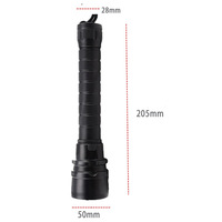 Lampe torche de plongée étanche en aluminium rechargeable, 5 ou 3 LED T6, lumière blanche puissante, 30W 50W