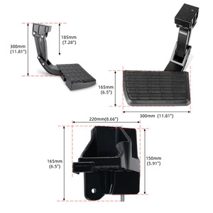 Toyota Tundra Tail Pedals 2022-2024 Aluminum Alloy <b>Screw</b> Fixing Full <b>Set</b> Running Boards - Product Image 2