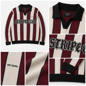 Maillot de football personnalisé 100 % coton, pull tricoté, nom et numéro d'équipe personnalisés, col en V, sport, anti-plis, anti-rétrécissement, hiver - Product Image 6
