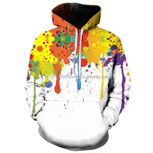 OEM Sublimation Fleece Hoodies Grafik Sweatshirt Unisex-Bekleidung 3D gedruckt langärmelige Pullover Herren Hoodies