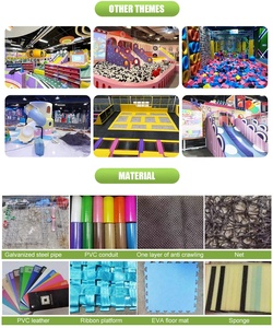 Parque de Trampolines Comercial con Laberinto de Pelotas Ninja, Castillo Inflable, Área de Juegos Interior para Niños - Product Image 6
