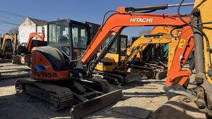 Excavadoras Usadas con Pintura Original Hitachi Zx55, Máquina de Segunda Mano en Venta - Product Image 4