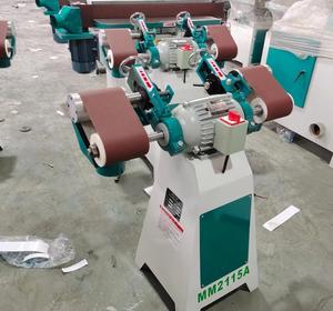 Vertical Sponge Wheel Sanding Machine, Vertical Moving Sanding Belt Machine, Small Sanding Machine, Woodworking Machine - Product Image 2