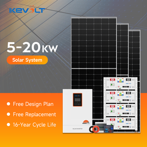 Sistema Híbrido de Energía Solar Fuera de la Red KEVOLT de 5kW 10kW 15kW 20kW, Sistema de Almacenamiento de Energía Solar para el Hogar NSTLV-16K KEVOLT - Product Image 3