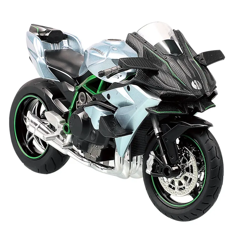 M580 Kawasaki H2r Motorfiets Model Simulatie Locomotief Auto Model Ornamenten Jongens Valentijnsdag Verjaardagscadeau