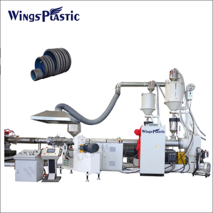 Machine de production de tuyaux corrugués à double paroi en HDPE/PE pour drainage des eaux usées, haute vitesse et automatique - Product Image 1