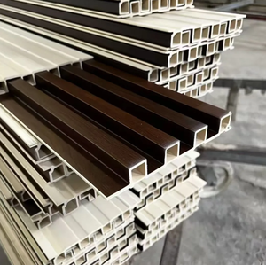 Rivestimento Moderno in Composito Legno-Plastica Ignifugo per Interni, <span class=keywords><strong>Design</strong></span> Scanalato, Decorazione per Sfondo TV, Impermeabile, per <span class=keywords><strong>Pareti</strong></span> del <span class=keywords><strong>Soggiorno</strong></span> - Product Image 6