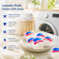 Lessives liquides concentrées en dosettes JL, parfum pur personnalisé, dosettes de lavage hydrosolubles sur mesure pour peaux sensibles