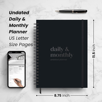 Agenda Personalizada Prolead con Logotipo Impreso en Lámina Dorada, Tapa Dura A5, Espiral, Ecológica, Planificador Mensual y Semanal, Regalo para Oficina y Escuela