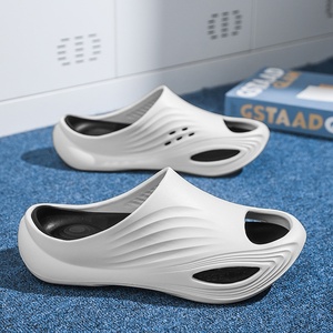 Chaussons de sport d'été pour hommes, confortables, antidérapants, résistants aux odeurs, à semelle épaisse en EVA, pour adolescents, pour la maison et le sport - Product Image 1