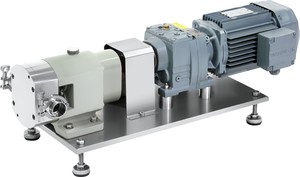 Pompe rotative à lobes à haut débit avec rotor sanitaire à fréquence variable pour concentré de fruits Sbp-094246 Industrielle - Product Image 2