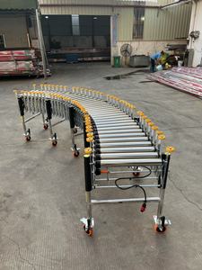 Malzeme taşıma konveyörü için NaiLi fabrika koruma gücü makaralı konveyör esnek teleskopik konveyör - Product Image 5