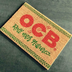Custom Printed Personalized Flocked Coconut <b>Coir</b> Cocoa Coco Logo <b>Mats</b> - Product Image 5