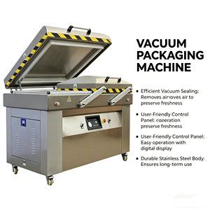 <span class=keywords><strong>Machine</strong></span> de mise <span class=keywords><strong>sous</strong></span> <span class=keywords><strong>vide</strong></span> électrique monobloc en acier inoxydable 304 à double chambre pour aliments, viande, fruits, légumes et feuilles d'aluminium - Product Image 5