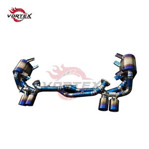 Escape Catback VORTEX Grado 5 Ti Valvetronic para Porsche 911 997.1/997.2 2005-2012, Punta Azul Quemada, Instalación Directa - Product Image 5