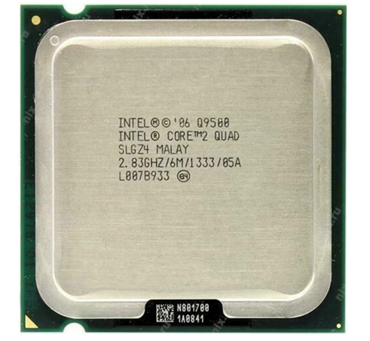 INTEL 2 Quad Cores Q9500 CPU 2.83GHz 6MB 1333Mhz LGA775 SLGZ4 Processor Desktop
