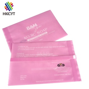 Custom Design Small Pink <strong>Plastic</strong> Mylar Bags Sachet Back Side Seal Bag Soap <strong>Packaging</strong> Bag