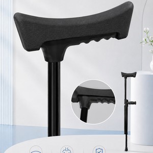 Béquilles en alliage d'aluminium de qualité supérieure, réglables, pour personnes âgées, soutien à la récupération à domicile - Product Image 3