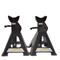 Support de levage triangulaire robuste 6 tonnes, réglable manuellement, hauteur 380-600 mm, pour réparation et entretien automobile