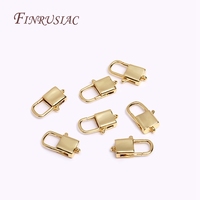 À la mode 7 Styles 18K Plaqué Or Homard Fermoir Crochets Connecteur Faire DIY Collier Bracelet Chaîne Bijoux Matériaux En Gros