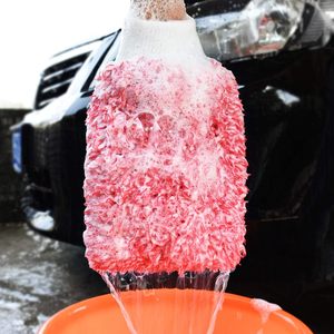 NOVISON Custom Super Soft Long High Pile <b>Car</b> Wash Mitt Gloves Microfiber Detailing Window & Wheel Cleaning - Product Image 2
