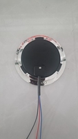 Lampu Belakang Truk LED Bulat 4 Inci Tahan Air, Lampu Rem, Sein, dan Mundur dengan Cincin Krom Stainless Steel untuk Trailer