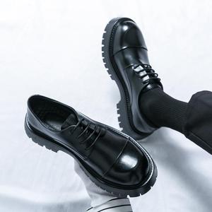 Men's British Style Classic Pu <b>Shoes</b> <b>Soft</b> Breathable Formal Business Wear for Summer Spring Slip-On Closure for Parties - Product Image 2