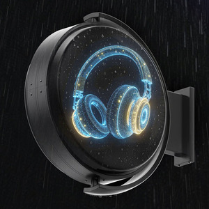 เครื่องฉายภาพโฮโลแกรม 3 มิติ แบบพัดลม LED สำหรับโฆษณาและโปรโมชั่นงานกลางแจ้ง รุ่น 010 - Product Image 2