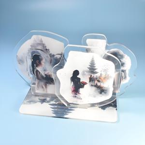 Hanxin South East Asia Middle East Internet Celebrity Ins Style Desktop Ornament Gift Custom Acrylic Animation Plastic Crafts