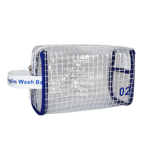 Neceser con Cierre, Fácil de Transportar, para Viajes de Negocios, Personalizado, Unisex, Nuevo, Azul, Ecológico, de PVC, a la Moda, Impermeable, Organizador de Maquillaje - Product Image 4