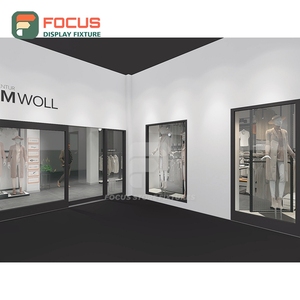 High Quality Store Interior Metal Wall Shelving Project Contractor Apparel Store - Product Image 3